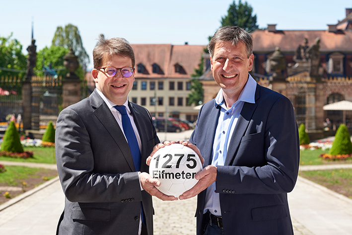 Oberbürgermeister Dr. Heiko Wingenfeld und Rainer Sippel rufen alle auf mitzumachen.